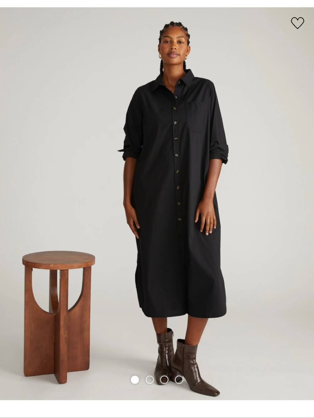 Odeon Stretch Poplin Shirtdress Universal Standard - NWT